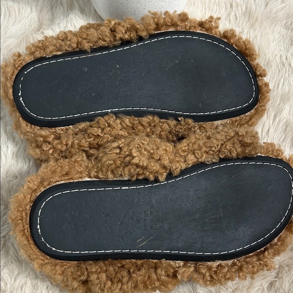 Marni Shearling Buckle Sandals - Picture 9 of 10
